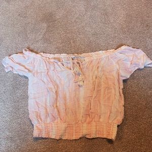 brandy melville off the shoulder top!